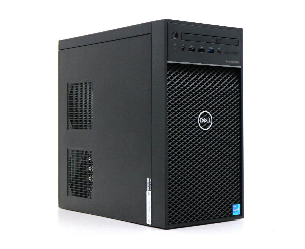 DELL Precision 3650 Tower Core i5-11500 2.7GHz 16GB 512GB(新品NVMe SSD)+1TB(HDD) P400 DVD+-RW Windows11 Pro for Workstations 小難 【中古】【20250212】