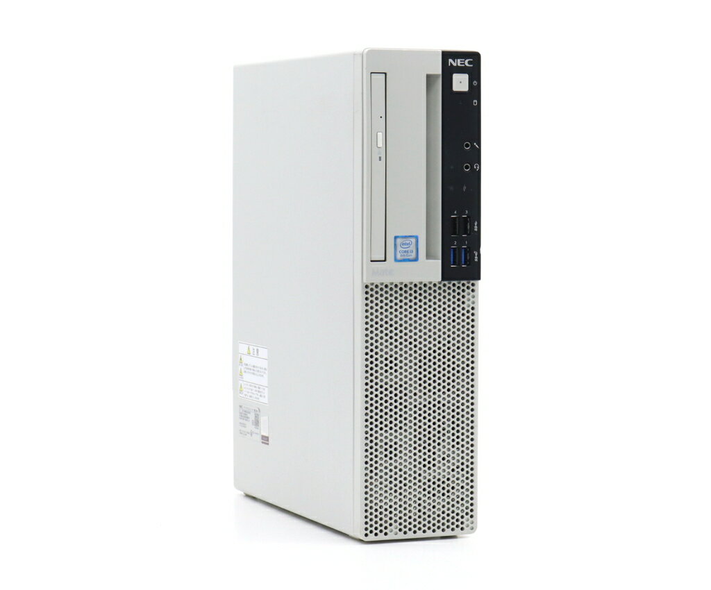 NEC Mate MKL36/L-3 Core i3-8100 3.60GHz 8GB 256GB(新品SSD) DisplayPort x2/アナログRGB出力 DVD+-RW Windows11 Pro 64bit 【中古】【20250326】