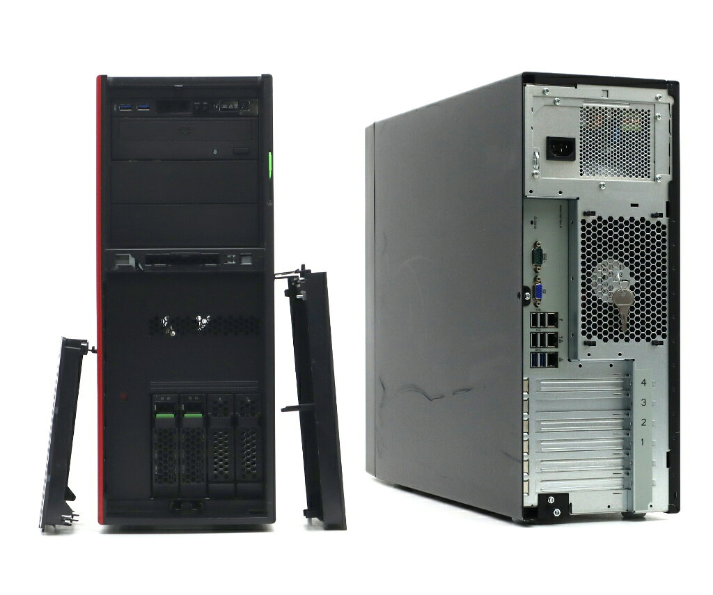 富士通 PRIMERGY TX1330 M4 Xeon E-2124 3.3GHz 16GB 1TBx2台(Enterprise用2.5イン...
