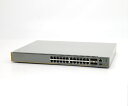 Allied Telesis AT-x530L-28GTX 24ポート1000BASE-T 4ポートSFP+(10GbE)スロット搭載L3スイッチ 冗長電源 BASE LICENSE 設定初期化済 【中古】【20250521】