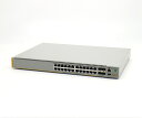 Allied Telesis AT-x530L-28GTX 24ポート1000BASE-T 4ポートSFP+(10GbE)スロット搭載L3スイッチ 冗長電源 BASE LICENSE 設定初期化済 【中古】【20250106】