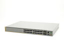 Allied Telesis AT-x530L-28GTX 24ポート1000BASE-T 4ポートSFP+(10GbE)スロット搭載L3スイッチ 冗長電源 BASE LICENSE 設定初期化済 【中古】【20250106】