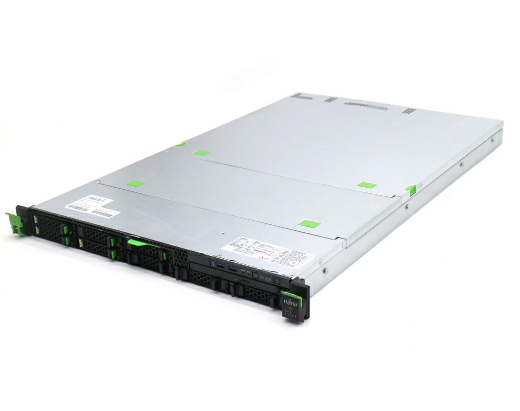 富士通 PRIMERGY RX2530 M4 Xeon Silver 4114 2.2GHz(20スレッドCPUx2基) 32GB 300GBx3(SAS2.5/12Gbps/RAID5) DVD-ROM PRAID CP400i 難有 【中古】【20250612】