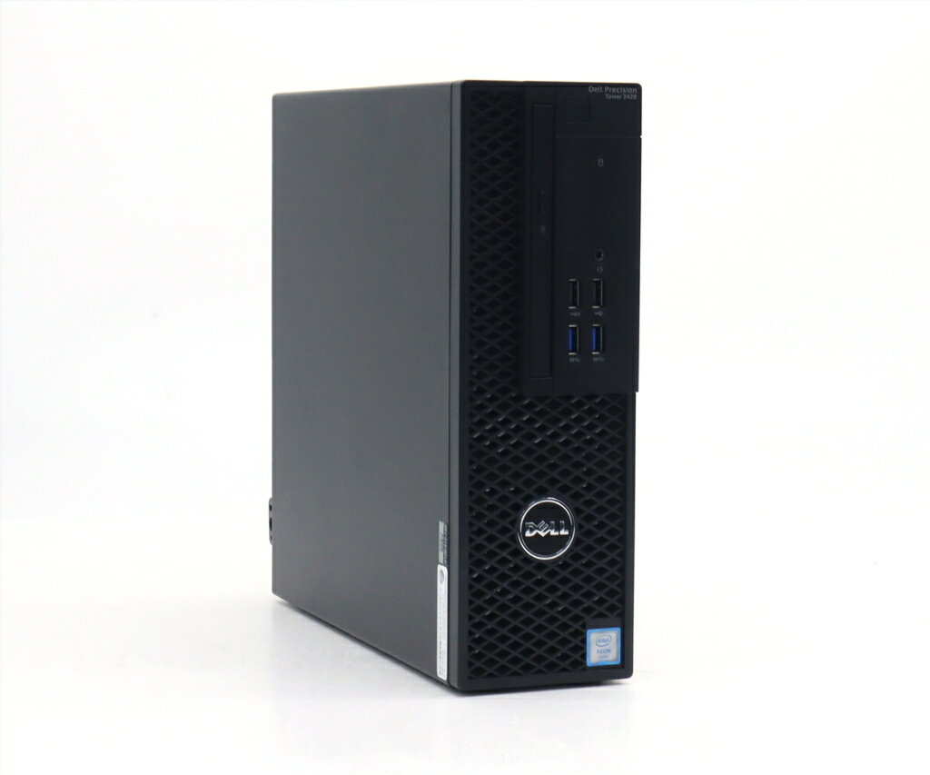 DELL Precision Tower 3420 SFF Xeon E3-1220 v5 3GHz 16GB 256GB(新品NVMe SSD) Quadro P400 DVD+-RW ..