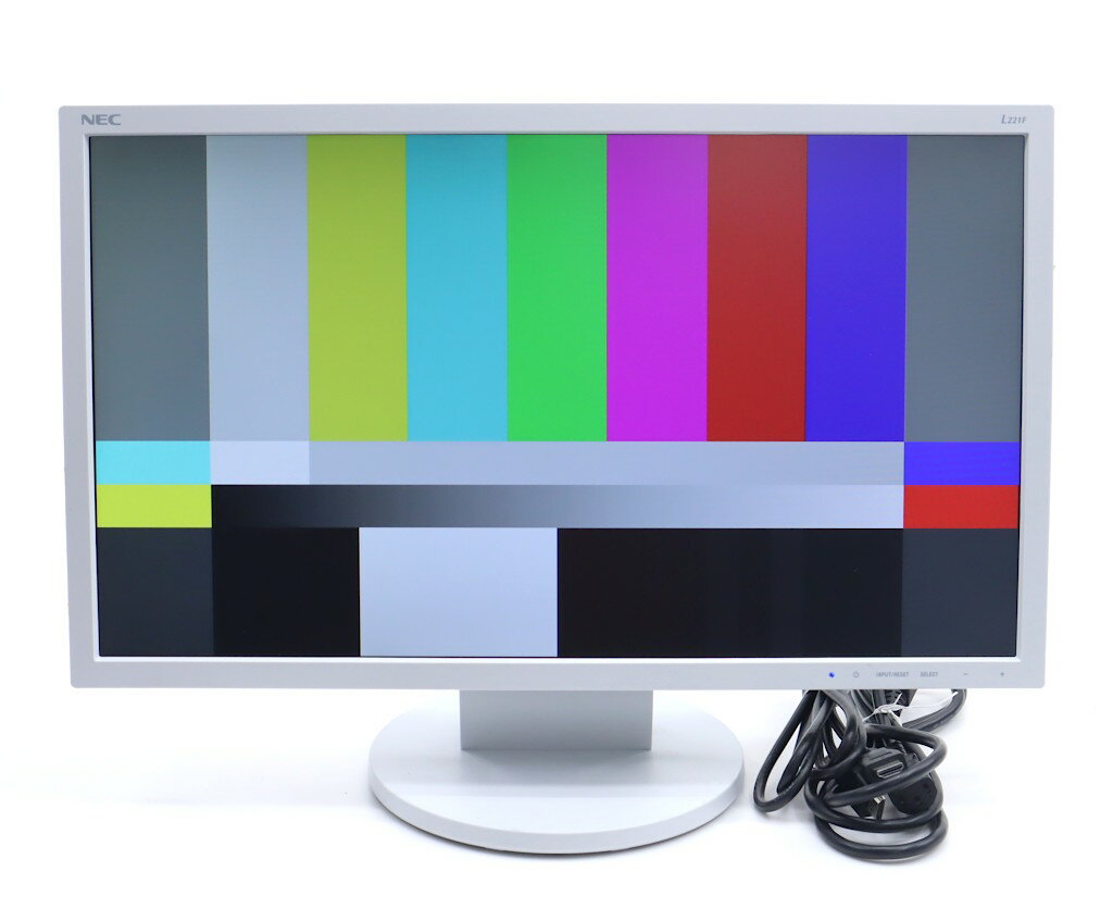 【並品】NEC LCD-L221F 21.5インチ非光沢パネル フルHD 1920x1080ドット HDMI/DisplayPort/アナログRGB入力 【中古】【20250617】