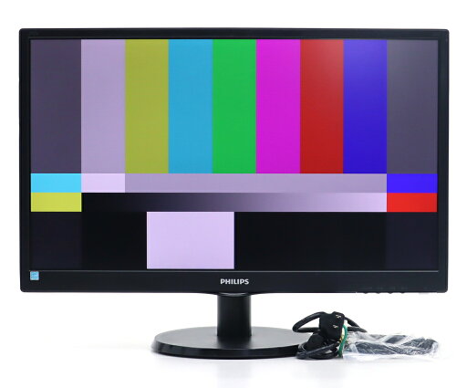 PHILIPS 243V5Q 23.6インチ非光沢MVAパネル フルHD 1920x1080ドット HDMI/DVI-D/アナログRGB入力 画面全体に赤みあり 【中古】【20250612】 PHILIPS 243V5Q 23.6インチ非光沢MVAパネル フルHD 1920x1080ドット HDMI/DVI-D/アナログRGB入力 画面全体に赤みあり 【中古】【20250612】