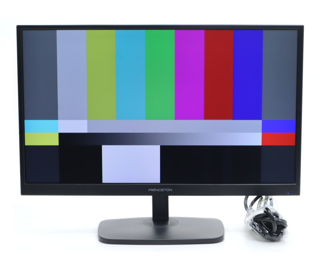 【並品】PRINCETON PTFBDE-24W 23.6インチ非光沢パネル フルHD 1920x1080ドット HDMI/DVI-D/アナログRGB入力 【中古】【20250822】