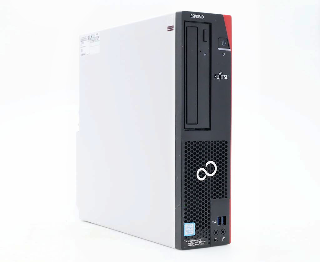 樂天商城 - 富士通 ESPRIMO D558/TX Core i3-8100 3.6GHz 8GB 256GB(SSD) DisplayPort/DVI-D出力 DVD+-RW Windows11 Pro 64bit 小難 【中古】【20251121】