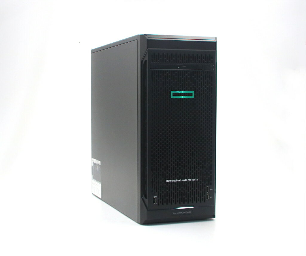 hp ProLiant ML110 Gen10 Xeon Silver 4110 2.1GHz 48GB 600GBx4台(SAS2.5インチ/12Gbps/RAID6) DVD-ROM AC*2 SmartArray P408i-p SR Gen10 【中古】【20251111】