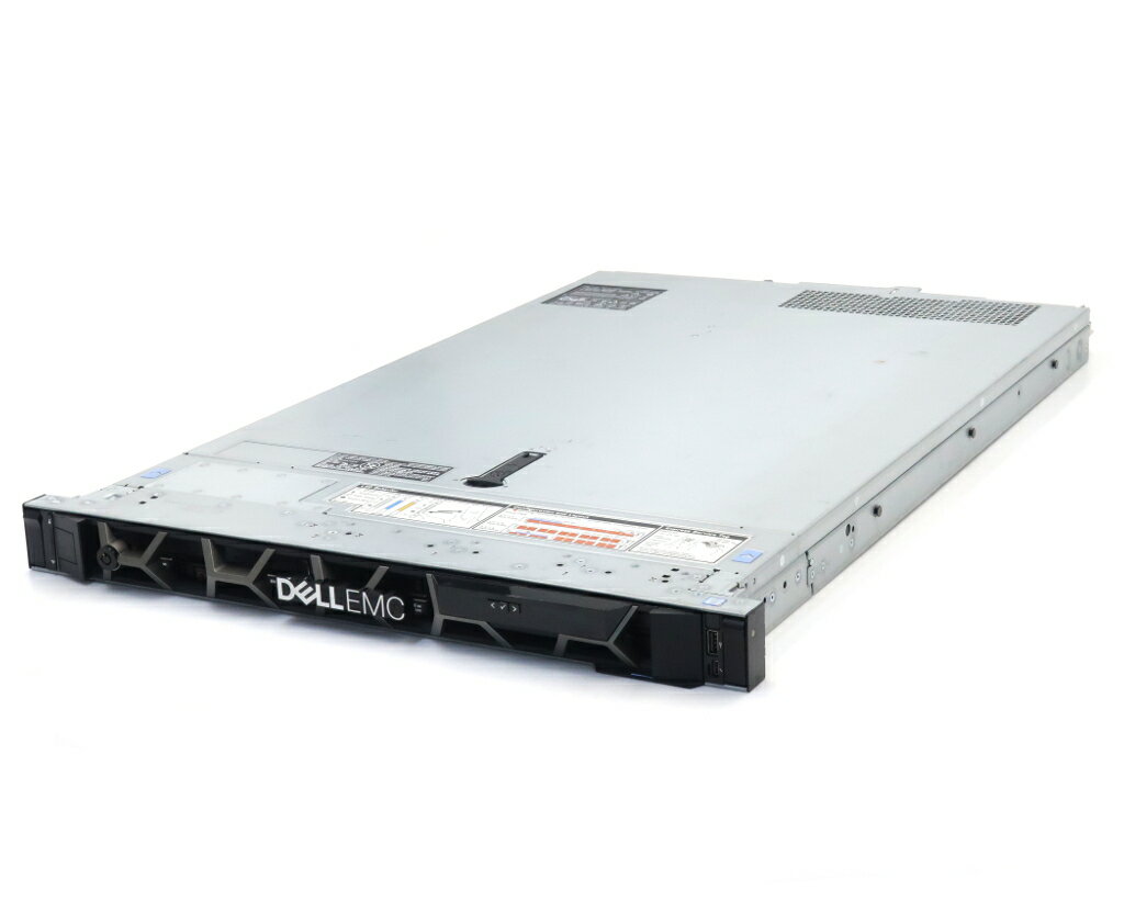 DELL PowerEdge R640 Xeon Silver 4210 2.2GHz(20スレッドCPUx2基) メモリ128GB 800GBx4台(SAS SSD2.5インチ/RAID6) DVD-ROM PERC H750 【中古】【20251120】