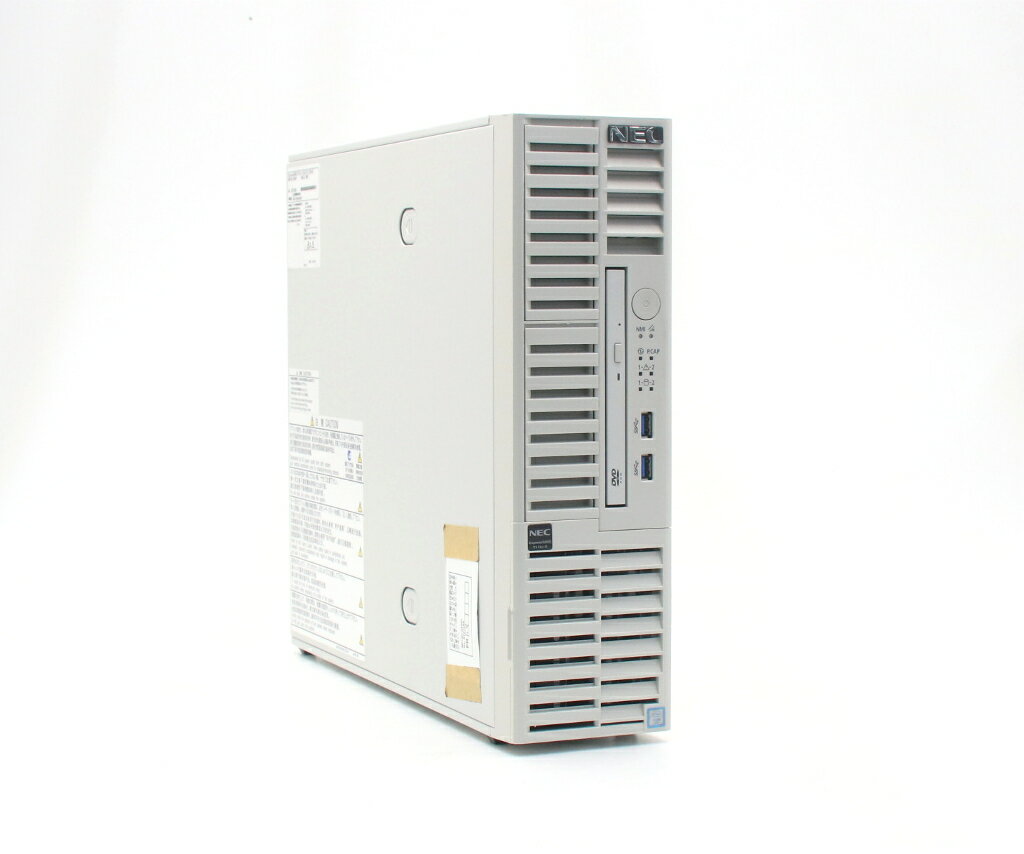 NEC Express5800/T110i-S Xeon E3-1220 v6 3GHz 16GB 1TBx2台(SATA3.5インチ/RAID1構成) DVD-ROM 【中古】【20251120】