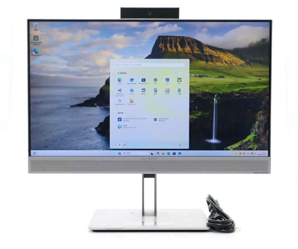 hp EliteOne 800 G4 AiO Core i5-8500 3GHz 8GB 256GB(NVMe SSD) DVD+-RW 23.8インチ フルHD 1920x1080ドット Windows11 Pro 64bit 【中古】【20251202】