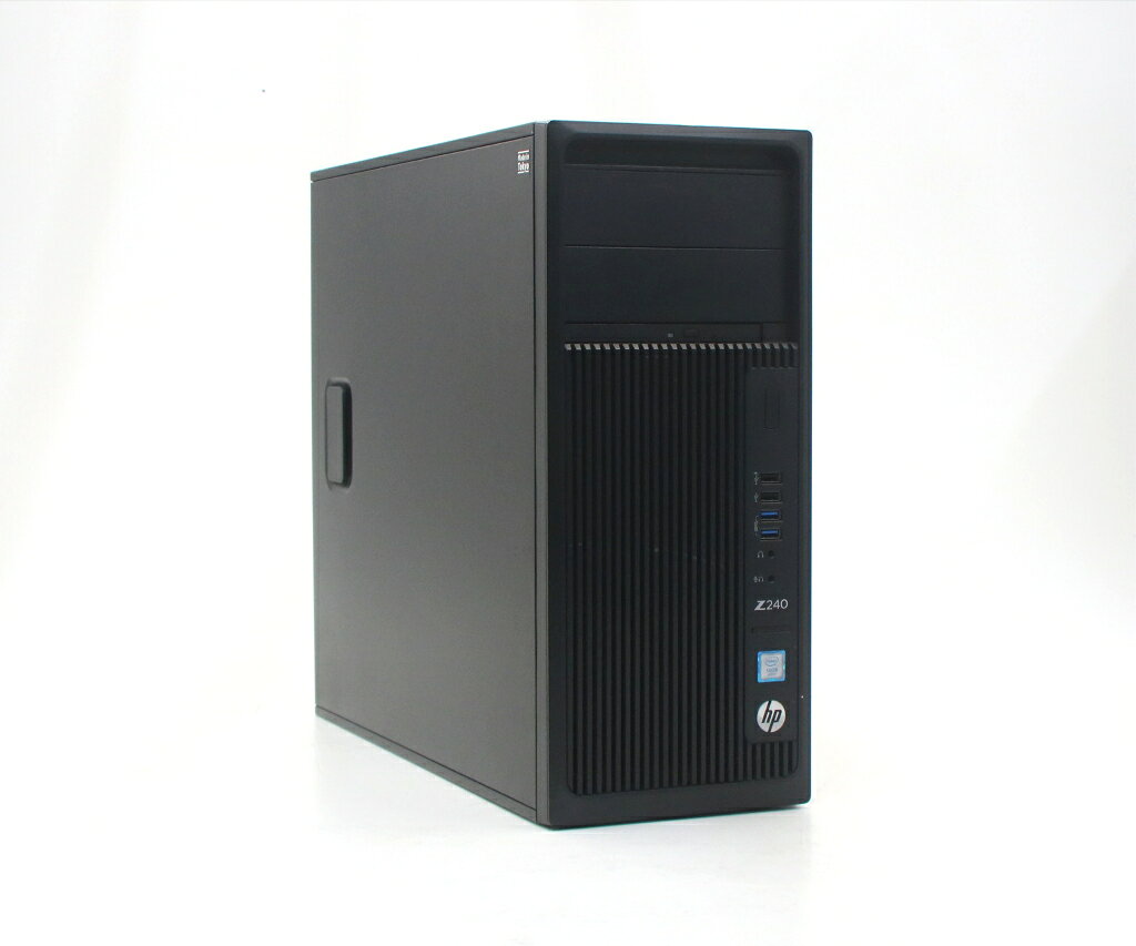 hp Z240 Workstation Tower Xeon E3-1225 v5 3.3GHz 4GB 128GB(SSD) DVI-D/DisplayPort x2出力 DVD+-RW Windows7 Pro 32bit 【中古】【20251230】