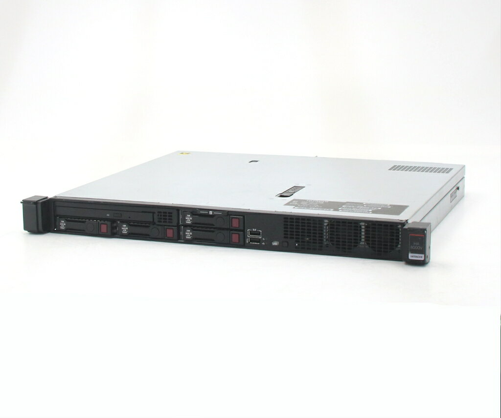 HITACHI HA8000V(hp ProLiant DL20 Gen10 OEM) Xeon E-2224 3.4GHz 32GB 2TBx3台(SATA2.5インチ/RAID5)..