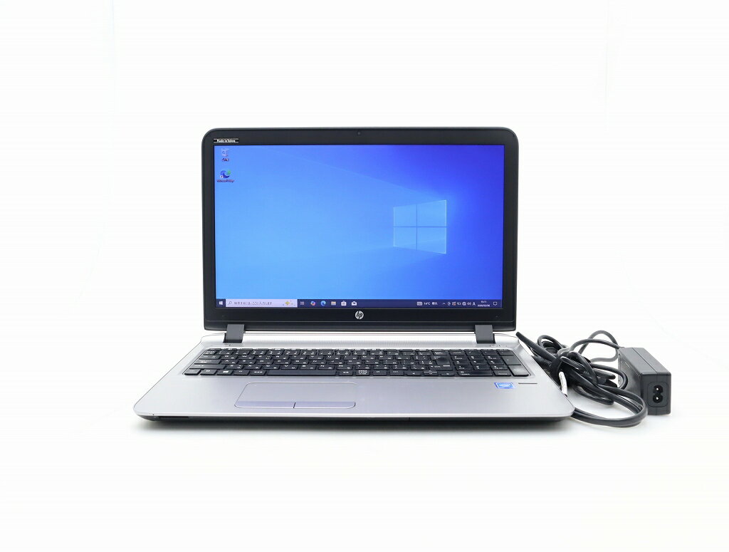 樂天商城 - hp ProBook 450 G3 Celeron 3855U 1.6GHz 4GB 256GB(SSD) DVD-ROM 15.6インチ非光沢パネル FWXGA 1366x768ドット Windows10 Pro 64bit 【中古】【20260212】