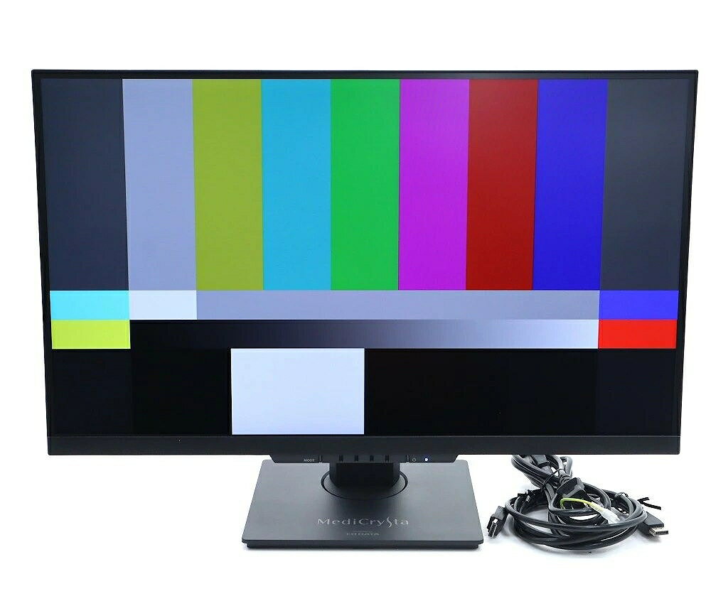 【並品】IO DATA MediCrysta LCD-MDQ271A 27インチ非光沢AHVAパネル WQHD 2560x1440ドット HDMI/DisplayPort/DVI-D入力 【中古】【20260203】(2.0)