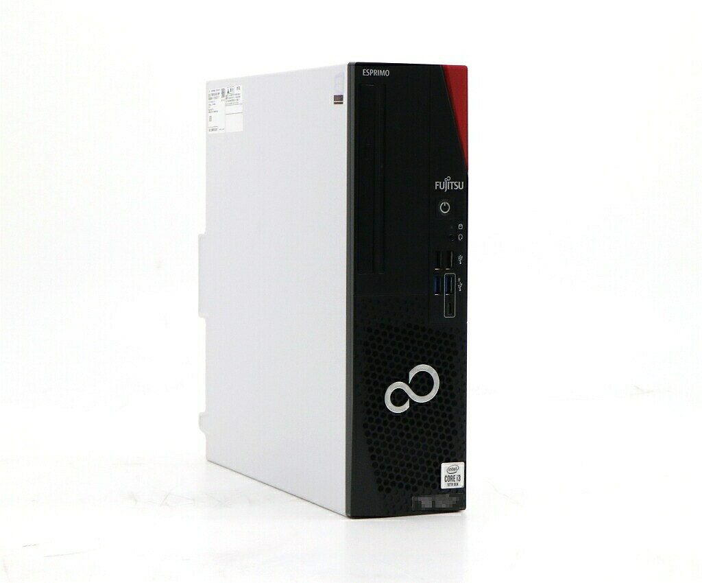 富士通 ESPRIMO D7010/FX Core i3-10100 3.6GHz 8GB 256GB(新品SSD) DisplayPort x2/アナログRGB出力 DVD+-RW Windows11 Pro 64bit 【中古】【20260123】