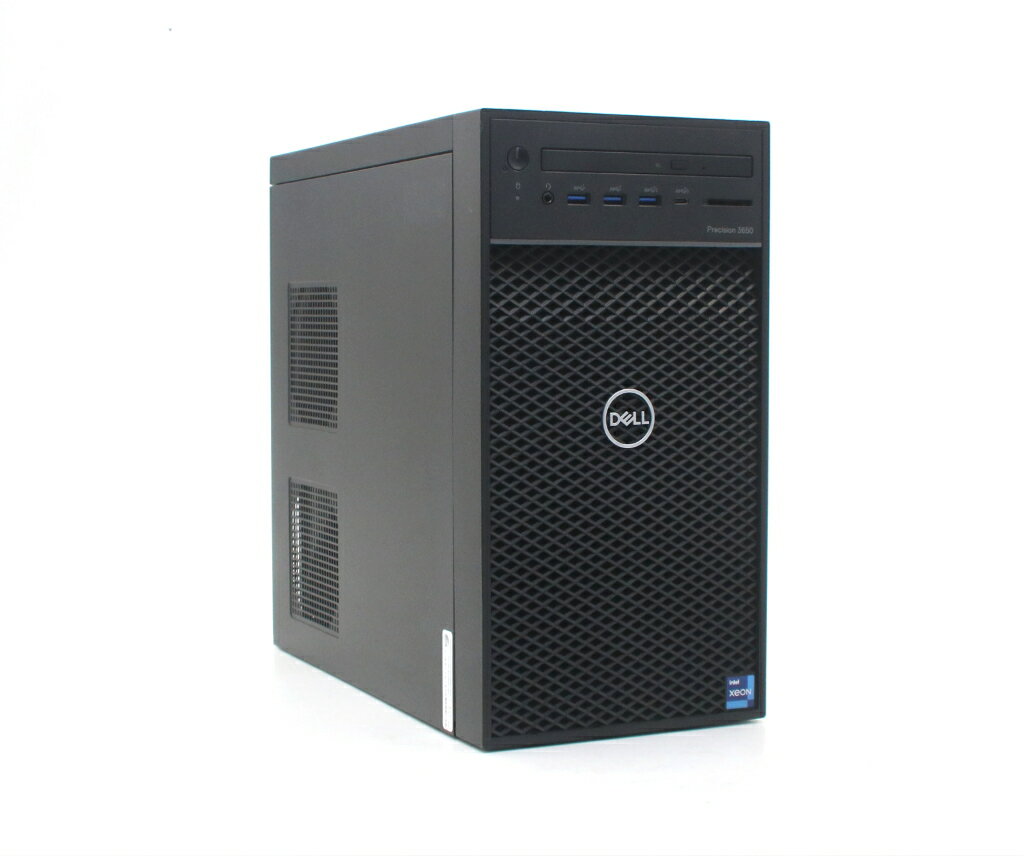 DELL Precision 3650 Tower Xeon W-1350 3.3GHz 32GB 512GB(NVMe SSD) Quadro P4000 DVD+-RW Windows11 Pro 64bit 【中古】【20260303】