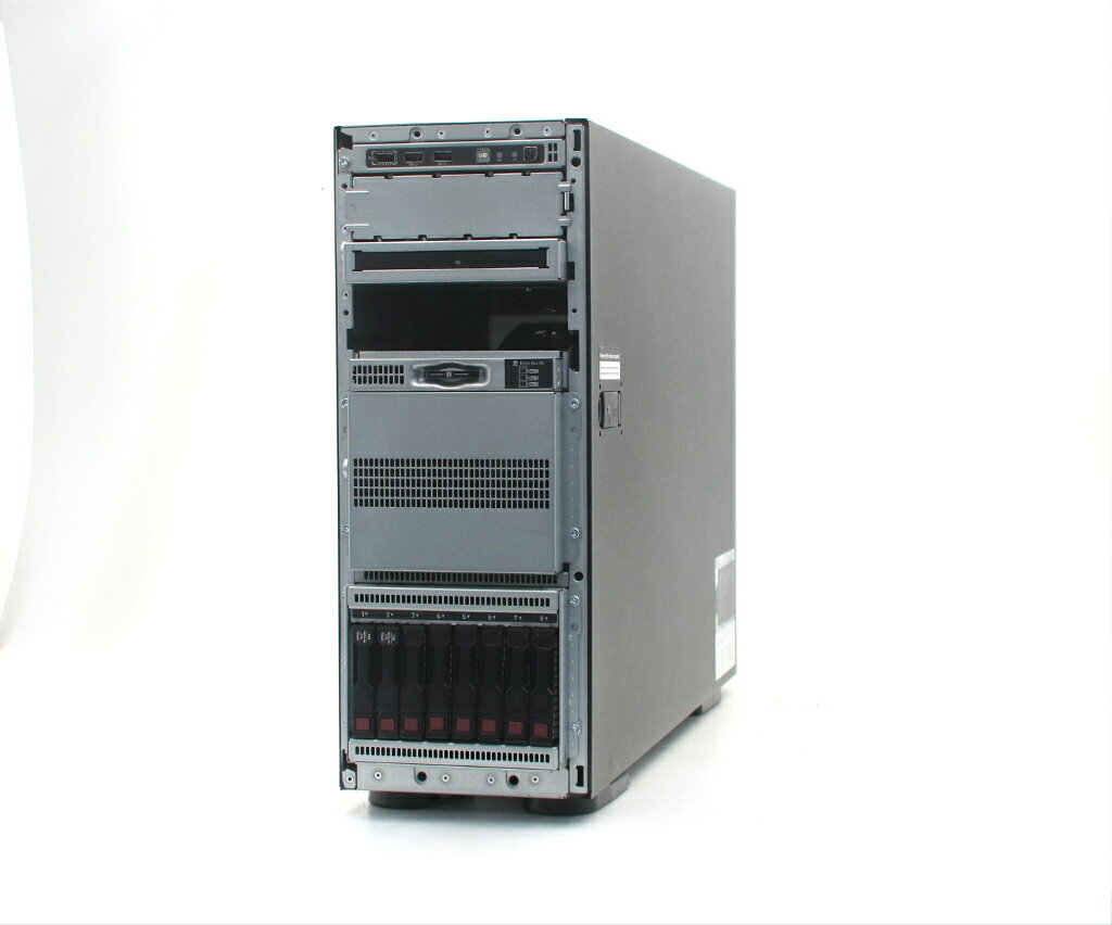 hp ProLiant ML350 Gen10 Xeon Silver 4214 2.2GHz 32GB 2TBx2台(SAS2.5インチ/12Gbps/RAID1) DVD-ROM AC*2 SmartArray P408i-p SR Gen10 【中古】【20260325】