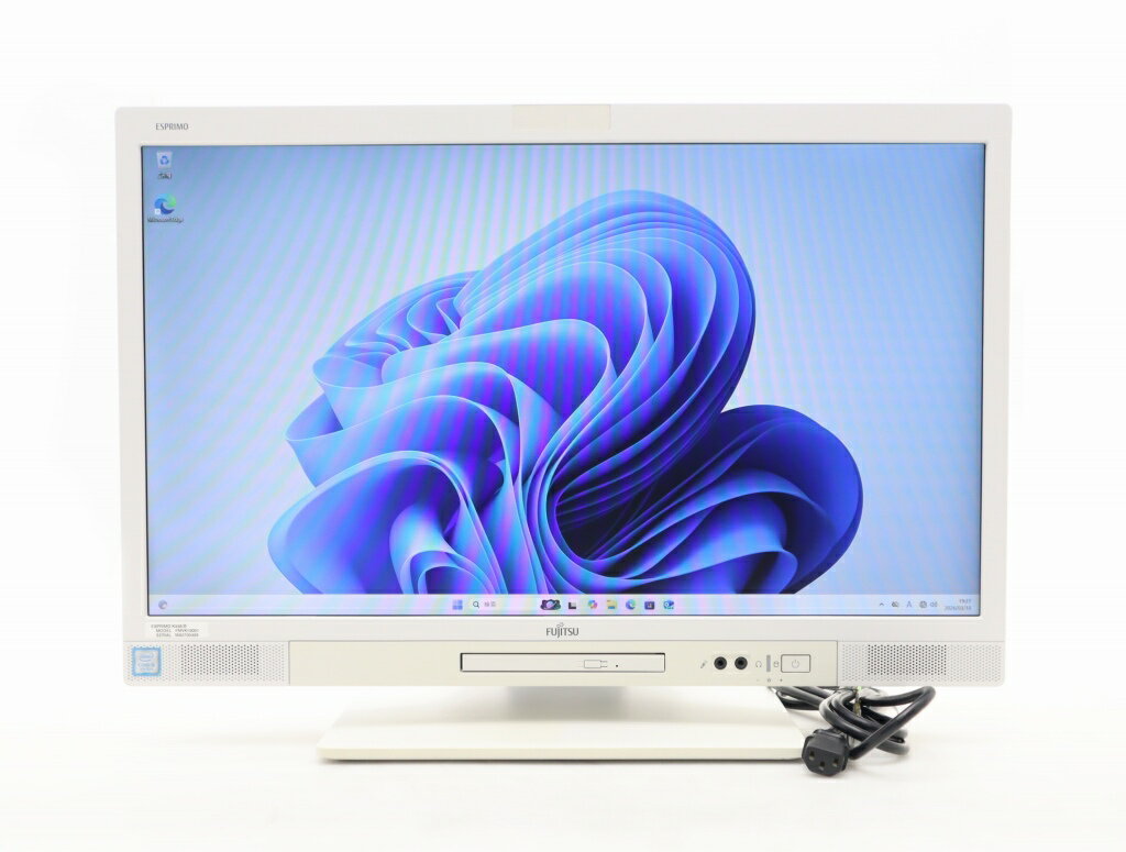 Lenovo - 富士通 ESPRIMO K558/B Core i5-9500T 2.2GHz 16GB 256GB(SSD) DVD+-RW 23.8インチ フルHD 1920x1080ドット Windows11 Pro 64bit 【中古】【20260319】