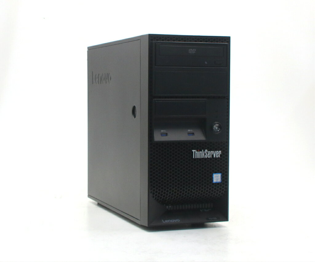 Other - Lenovo ThinkServer TS150 Core i3-7100 3.9GHz 8GB 500GBx2台(SATA3.5インチ/RAID1構成) DVD-ROM 【中古】【20260325】