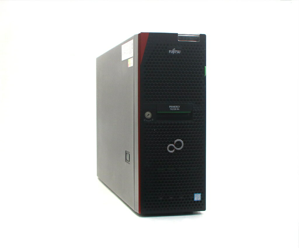 FUJITSU - 【送料無料対象外】富士通 PRIMERGY TX2550 M4 Xeon Silver 4110 2.1GHz 32GB 450GBx4台(SAS2.5インチ/12Gbps/RAID6構成) DVD-ROM PRAID EP540i【沖縄不可】 【中古】【20260421】【送料無料ライン対象外】