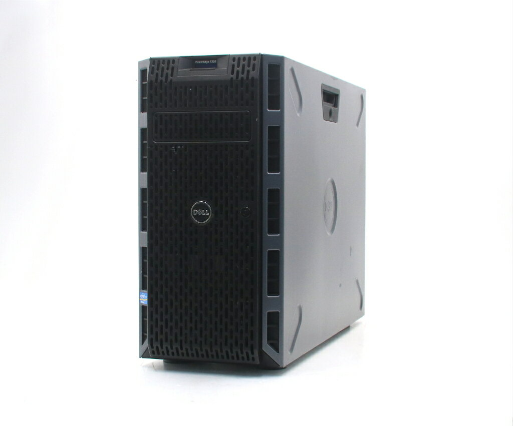 PC Server - DELL PowerEdge T320 Xeon E5-2430 v2 2.5GHz(12スレッドCPUx1基) 16GB 500GBx3台(SATA3.5インチ/RAID5構成) DVD+-RW AC*2 PERC H710 【中古】【20260421】