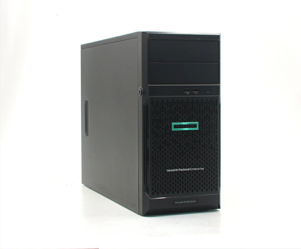 商品情報 No.542264555メーカーhp商品名 型番・型名ProLiant ML30 Gen10※P06760-B21仕様■基本スペック　・CPU：Xeon E-2224 3.4GHz(4コア4スレッド)　・メモリ：32GB(16GBx2枚)　・ストレージ：1TBx3台(SATA3.5インチ/RAID5構成)　・RAID：SmartArray S100i SR Gen10(オンボード SATA RAID)　・VGA：オンボード　・DRIVE：なし　・COA：Svr 2019 Std　・OS：なし(※別途OSインストールが必要となります)状態・動作状況■動作：中古動作品外観■汚れ　・外装汚れ若干有り。■シール痕　・若干あり。■傷　・外装に使用に差し支えない擦り傷がございます。■その他　・中古品のため使用に差し支えない傷、汚れがある場合がございます。　・本体内外装は清掃しておりますが、多少の汚れが残っている可能性がございます。　・筐体に若干のキズあり附属品■特記欠品　・セキュリティキー欠品対応情報-備考　・OSライセンスシール貼付されておりますがOS欠品の為簡易OSにて動作確認後HDD消去済み、OSは付属いたしておりませんご注意　・本商品は店頭等でも販売している為、稀に在庫切れの場合があります。　・その場合、代替品をご提案させていただきます。