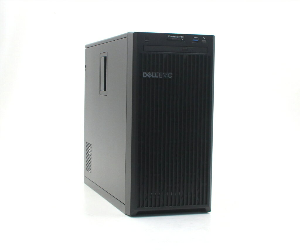 DELL - DELL PowerEdge T150 Xeon E-2324G 3.1GHz 64GB 1TBx2台(SATA3.5インチ/RAID1構成) DVD-ROM PERC S150 【中古】【20260421】