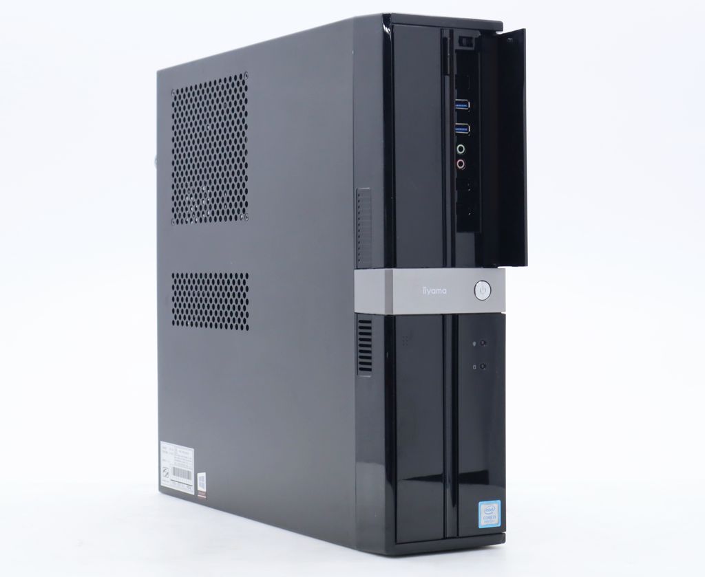 SONY - iiyama スリムPC Core i3-8100 3.6GHz 8GB 250GB(SSD)+1TB(HDD) DisplayPort/DVI-D出力 DVD+-RW Windows11 Home 64bit 【中古】【20260410】
