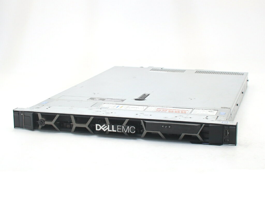 DELL PowerEdge R440 Xeon Silver 4114 2.2GHz(20スレッドCPUx2基) 32GB 600GBx2台(SAS2.5インチ/12Gbps/RAID1) DVD+-RW AC*2 PERC H740P 【中古】【20260421】
