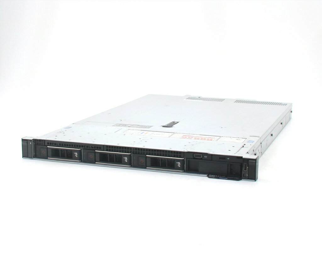 DELL - DELL PowerEdge R440 Xeon Silver 4215 2.5GHz(16スレッドCPUx1基) 16GB 1.2TBx3台(SAS2.5インチ/12Gbps/RAID5構成) AC*2 PERC H740P 【中古】【20260421】