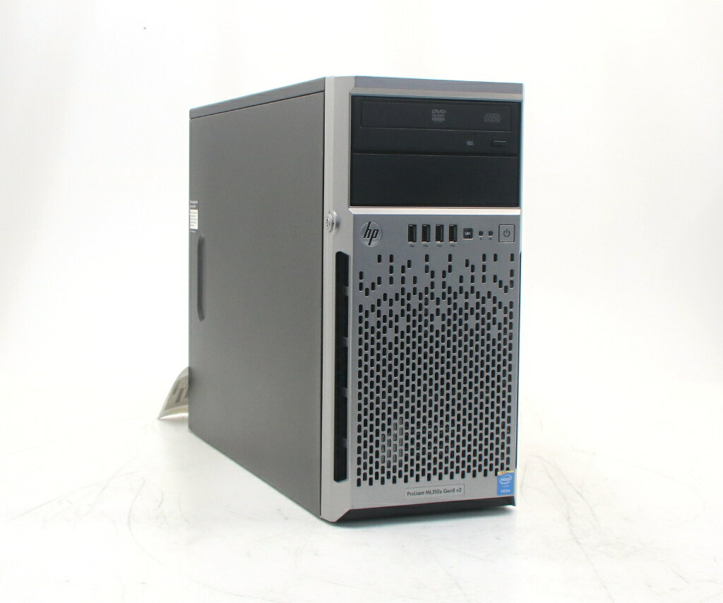 hp ProLiant ML310e Gen8 v2 Xeon E3-1220 v3 3.1GHz 8GB 1TBx2台(SATA3.5インチ/RAID1構成) DVD-ROM SmartArray B120i 小難 【中古】【20260513】