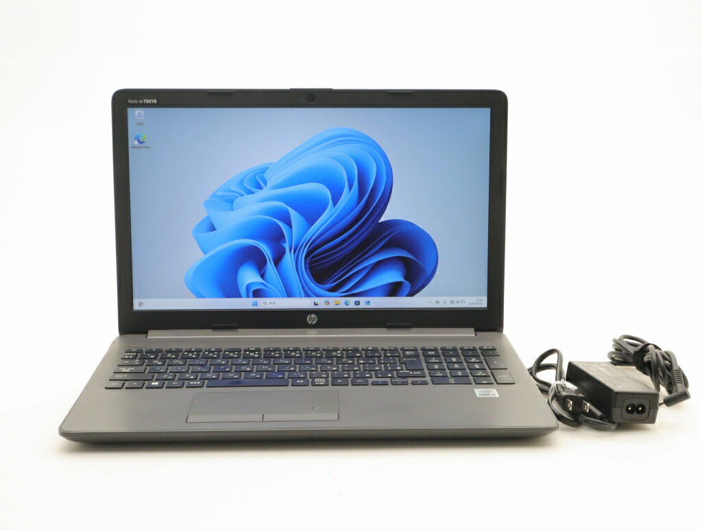 FUJITSU - hp 250 G7 Notebook PC Core i3-1005G1 1.2GHz 8GB 256GB(NVMeSSD) DVD+-RW 15.6インチ非光沢パネル フルHD 1920x1080ドット Windows11 Pro 【中古】【20260512】