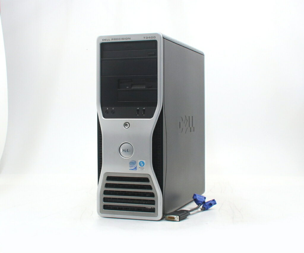  DVD Multi - DELL Precision Workstation T3400 Core2 Duo E8200 2.66GHz 2GB 500GB(HDD) Quadro NVS290(256MB) DVD-ROM WindowsXP Pro 32bit 【中古】【20260528】