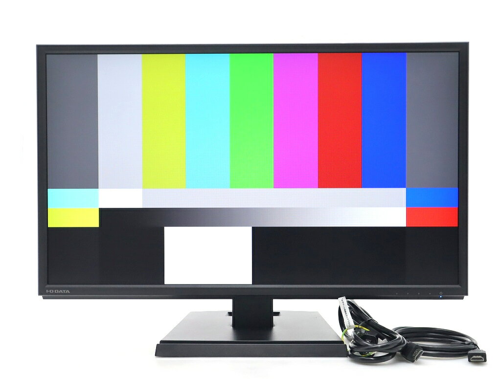 I-O DATA - 【並品】IO DATA LCD-DF241EDB-A 23.8インチ非光沢ADSパネル フルHD 1920x1080ドット HDMI/DisplayPort/アナログRGB入力 【中古】【20260509】