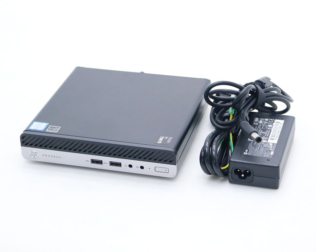 eMachines - hp ProDesk 400 G4 DM Core i5-8500T 2.1GHz 8GB 256GB(新品SSD) DisplayPort/アナログRGB出力 Windows11 Pro 64bit 小難 【中古】【20260508】