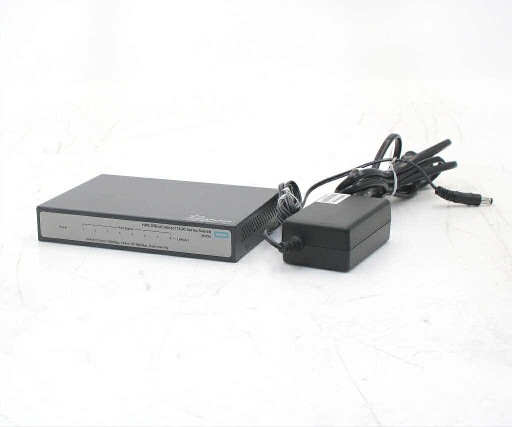 Rakuten - hp OfficeConnect 1420-8G Switch 8ポート1000BASE-T対応 ファンレス 簡易動作及び通電確認済 【中古】【20260514】