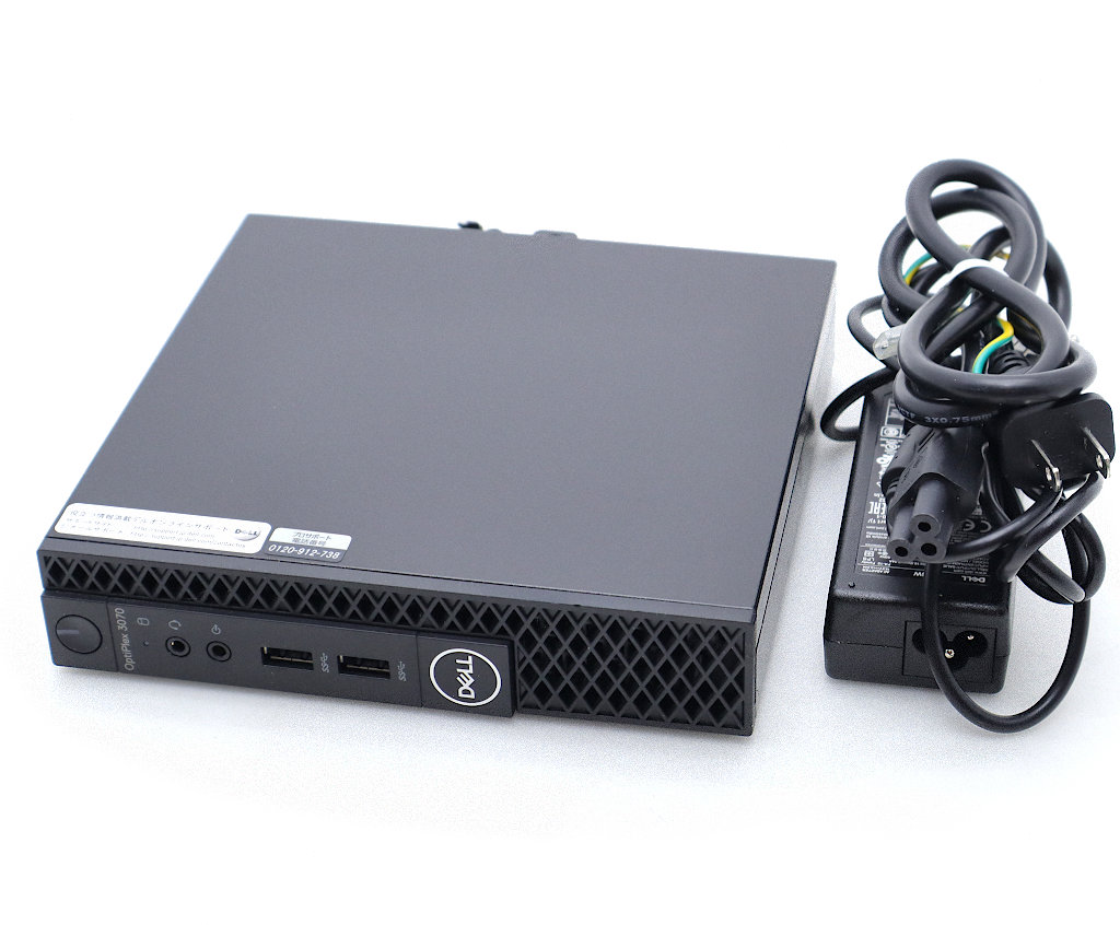SONY - DELL OptiPlex 3070 Micro Core i7-9700T 2GHz 8GB 256GB(新品SSD) HDMI/DisplayPort/アナログRGB出力 Windows11 Pro 64bit 【中古】【20260528】