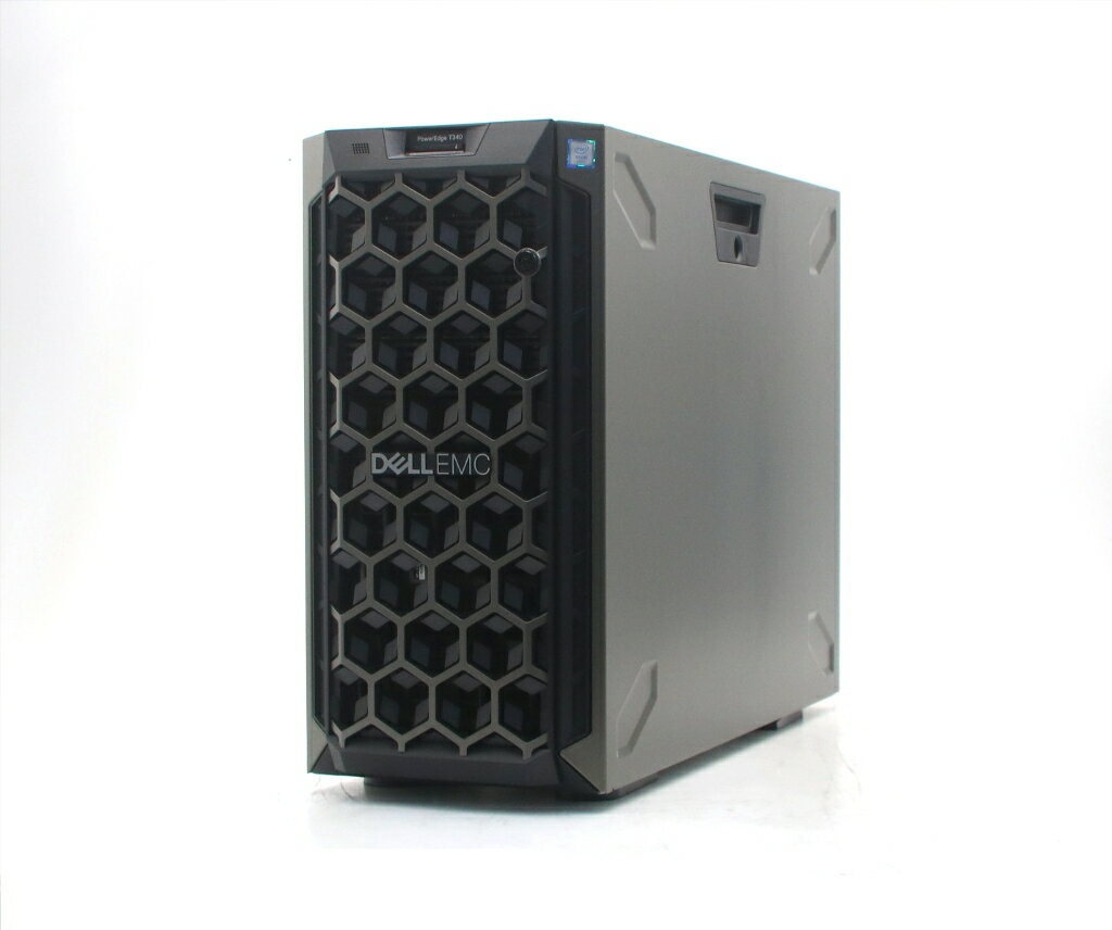 DELL PowerEdge T340 Xeon E-2124 3.3GHz 32GB 1TBx2台(SATA3.5インチ/RAID1構成) DVD-ROM PERC H330 【中古】【20260513】