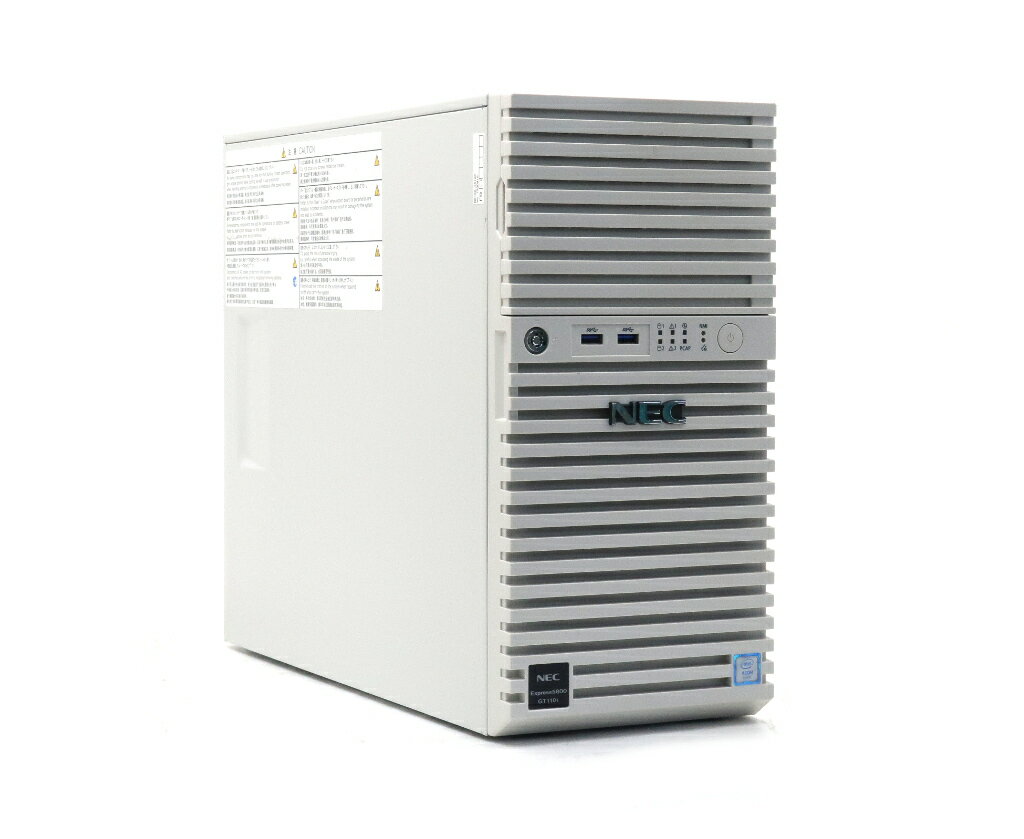 Rakuten - NEC Express5800/GT110i Xeon E3-1220 v6 3GHz 8GB 500GBx2台(SATA2.5インチRAID1構成) DVD-ROM MegaRAID 946N-8i 2G 【中古】【20260528】