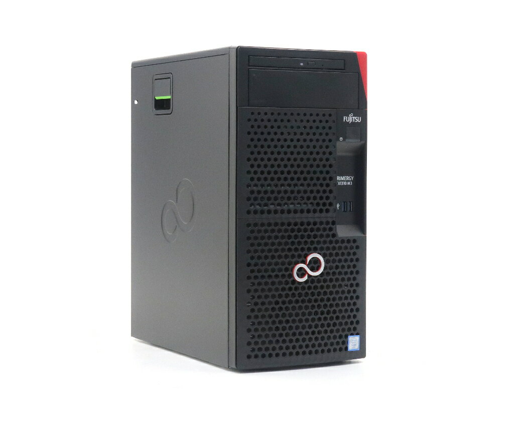 富士通 PRIMERGY TX1310 M3 Xeon E3-1225 v6 3.3GHz 8GB 1TBx2台(SATA3.5インチ/RAID1構成) DVD-ROM 【中古】【20260528】