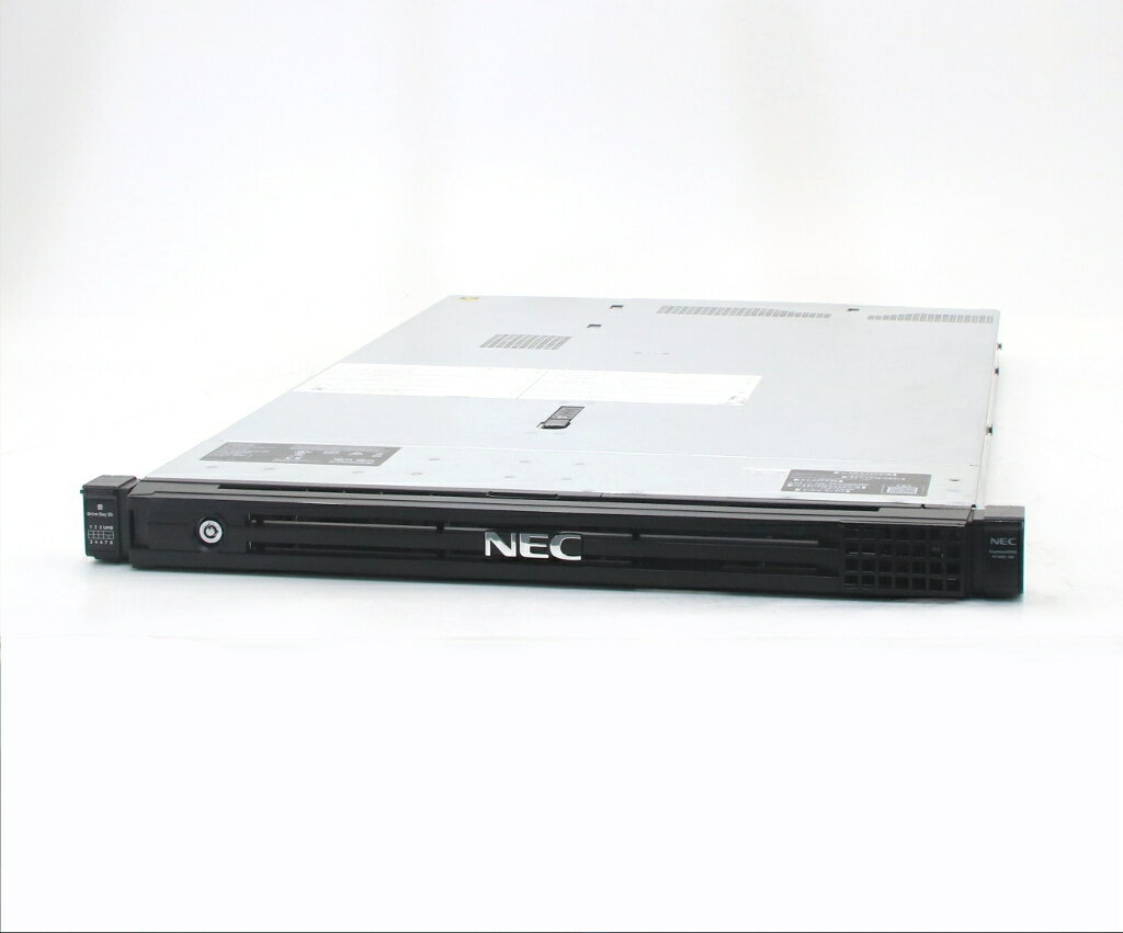NEC - NEC Express5800/R120h-1M(hp ProLiant DL360 Gen10 OEM) Xeon Silver 4210 2.2GHz 16GB 600GBx2台(SAS2.5/RAID1) DVD P408i-a SR Gen10 【中古】【20260509】