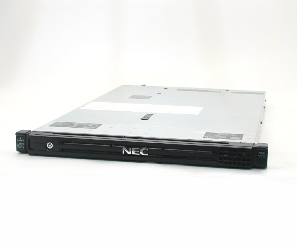 NEC - NEC Express5800/R120h-1M(hp ProLiant DL360 Gen10 OEM) Xeon Silver 4210 2.2GHz 16GB 300GBx2台(SAS2.5/RAID1) DVD P408i-a SR Gen10 【中古】【20260509】