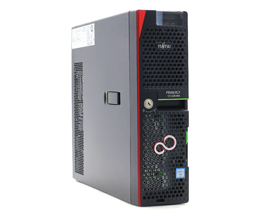 Rakuten - 富士通 PRIMERGY TX1320 M4 Xeon E-2224 3.4GHz(4スレッドCPUx1基) 16GB 1TBx2台(SATA2.5インチ/RAID1構成) DVD-ROM PRAID EP420i 【中古】【20260526】