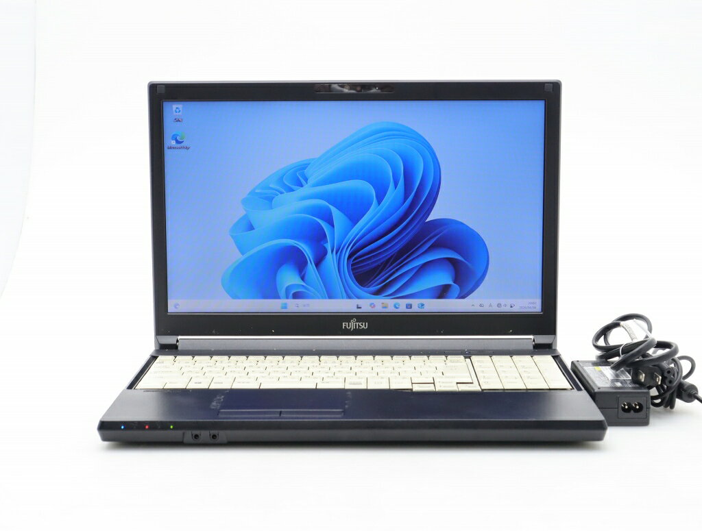 商品情報 No.544263162メーカー富士通商品名 型番・型名LIFEBOOK A5510/FX※FMVA8805HP仕様■基本スペック　・CPU：Core i5-10210U 1.6GHz(4コア8スレッド)　・メモリ：8GB(8GBx1枚(空きスロットx1))　・ストレージ：256GB(SSD)　・VGA：オンボード(HDMI/アナログRGB出力)　・DRIVE：DVD+-RW(HL-DT-ST DVDRAM GUD0N)　・モニター：15.6インチ非光沢、FWXGA(1366x768)　・その他機能：無線LAN(802.11ax)、Bluetooth、Webカメラ、顔認証、USB3.0、LANポート　・OS：Windows11 Pro 64bit状態・動作状況■動作：中古動作品 ※バッテリ状態：充電駆動可能 (健康度約85%※) ※バッテリに関しましては保証対象外となります。外観■汚れ　・外装汚れ若干有り。■シール痕　・若干あり。■傷　・外装に使用に差し支えない擦り傷がございます。■その他　・中古品のため使用に差し支えない傷、汚れがある場合がございます。　・本体内外装は清掃しておりますが、多少の汚れが残っている可能性がございます。　・キーボード特記事項：キーボード黄ばみあり　・筐体に若干のキズあり附属品■付属品　・ACアダプター対応情報-備考　※記載の各種健康度はあくまで参考値です。健康度は保証対象外となります。　※電源スイッチLED劣化のためランプが暗い、または点灯しない場合がありますご注意　・本商品は店頭等でも販売している為、稀に在庫切れの場合があります。　・その場合、代替品をご提案させていただきます。