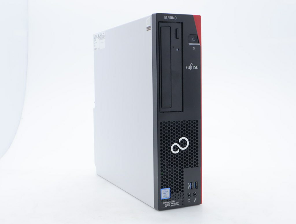 樂天商城 - 富士通 ESPRIMO D588/V Core i3-8100 3.6GHz 8GB 256GB(新品SSD) DisplayPort/DVI-D出力 光学不良 Windows11 Pro 64bit 小難 【中古】【20260616】