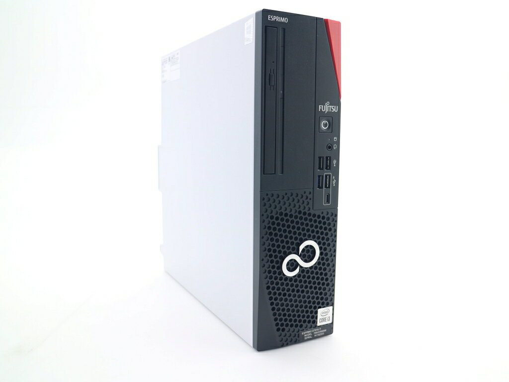 商品情報 No.544264578メーカー富士通商品名 型番・型名ESPRIMO D7010/F※FMVD5005W仕様■基本スペック　・CPU：Core i3-10100 3.6GHz(4コア8スレッド)　・メモリ：8GB(8GBx1枚)　・ストレージ：256GB(新品NVMeSSD)　・VGA：オンボード(HDMI/DisplayPort x2出力)　・DRIVE：DVD-ROM　・OS：Windows11 Pro 64bit状態・動作状況■動作：中古動作品外観■汚れ　・外装汚れ若干有り。■シール痕　・若干あり。■傷　・外装に使用に差し支えない擦り傷がございます。■その他　・中古品のため使用に差し支えない傷、汚れがある場合がございます。　・本体内外装は清掃しておりますが、多少の汚れが残っている可能性がございます。　・筐体に若干のキズあり附属品■付属品　・なし対応情報-備考　※一部ゴム足等動作に支障のない部材が欠品している場合があります　※電源スイッチLED劣化のためランプが暗い、または点灯しない場合がありますご注意　・本商品は店頭等でも販売している為、稀に在庫切れの場合があります。　・その場合、代替品をご提案させていただきます。