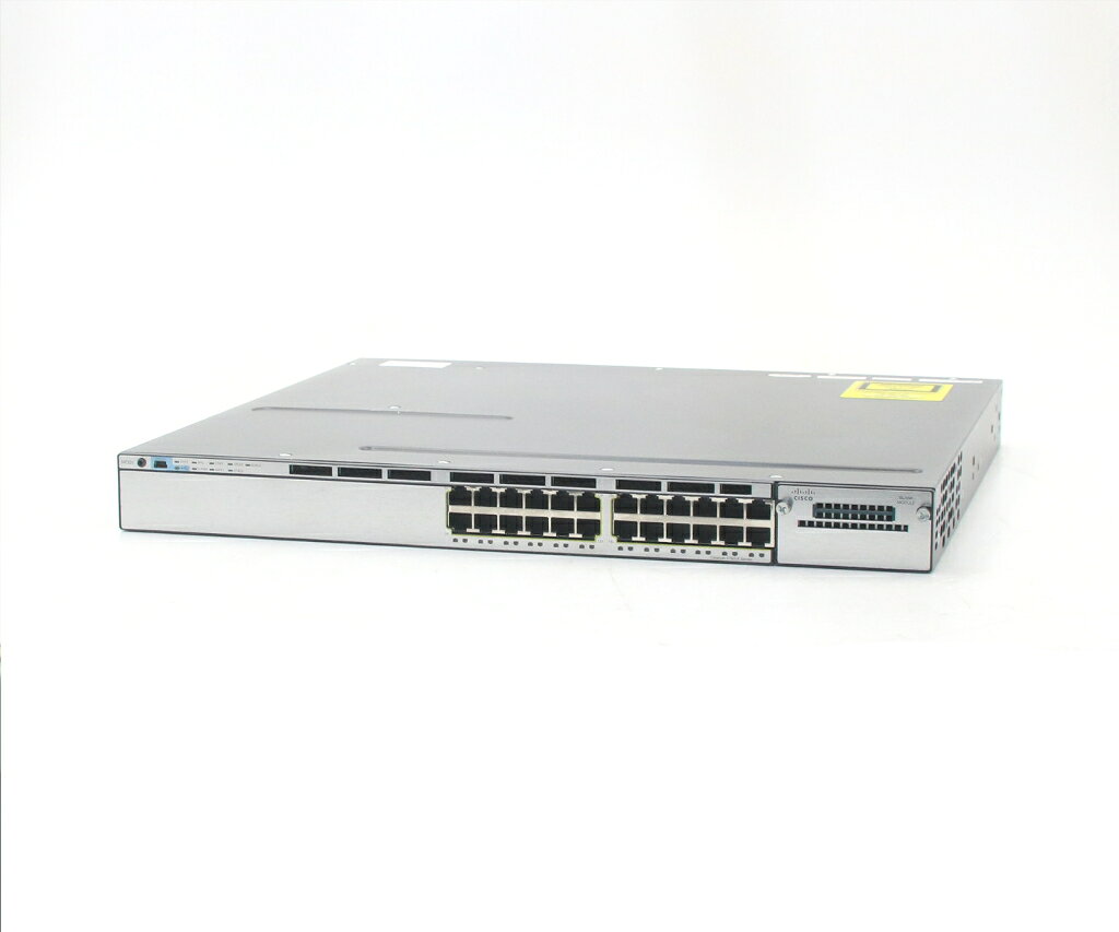 Cisco Catalyst WS-C3750X-24T-S V02 24ポート1000BASE-T IPBASEライセンス C3750E-UNIVERSALK9-M Ver.12.2(58)SE1 設定初期化済 