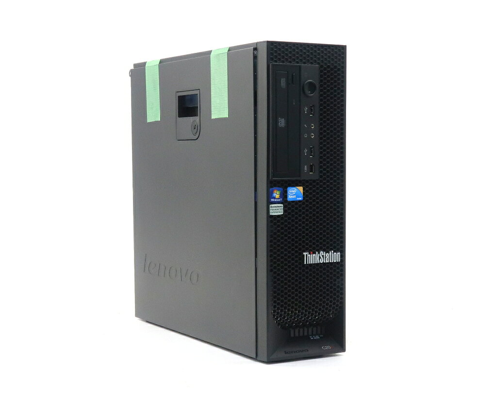 Lenovo ThinkStation C20X Xeon X5687 3.6GHz(8スレッドCPUx2基) 48GB 500GB(SSD) Quadro K5000 DVD-ROM Windows7 Pro 64bit 難有 